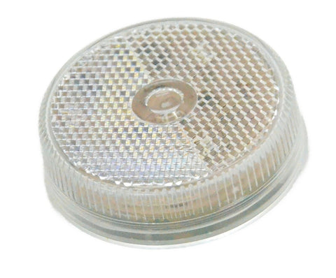 LED Light Red 2 1/2" Reflector Clear Lens 4 LEDs for 2 3/4" Hole GG#76973 Each