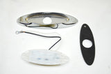 LED Light 13 Red LEDs/Clear Lens Marker Light Plastic 2 Wire 2 Screw HTS#77100CR