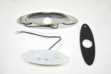 LED Light 13 Red LEDs/Clear Lens Marker Light Plastic 2 Wire 2 Screw HTS#77100CR