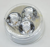 Pearl Marker/Clearance Light 3 LED Light Chrome Reflector Rim 2-1/2" GG#77323 Ea