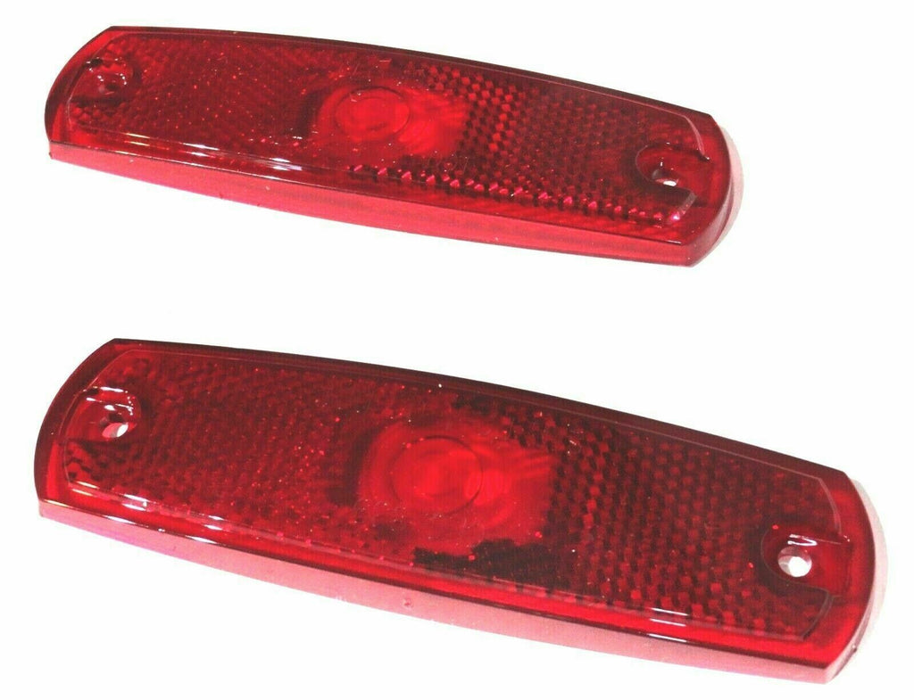 Red Lens for Peterbilt 359 379 Replacement Marker Light Plastic HTS#7734R Pair