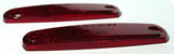 Red Lens for Peterbilt 359 379 Replacement Marker Light Plastic HTS#7734R Pair