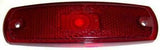 Red Lens for Peterbilt 359 379 Replacement Marker Light Plastic HTS#7734R Pair