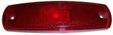 Red Lens for Peterbilt 359 379 Replacement Marker Light Plastic HTS#7734R Pair