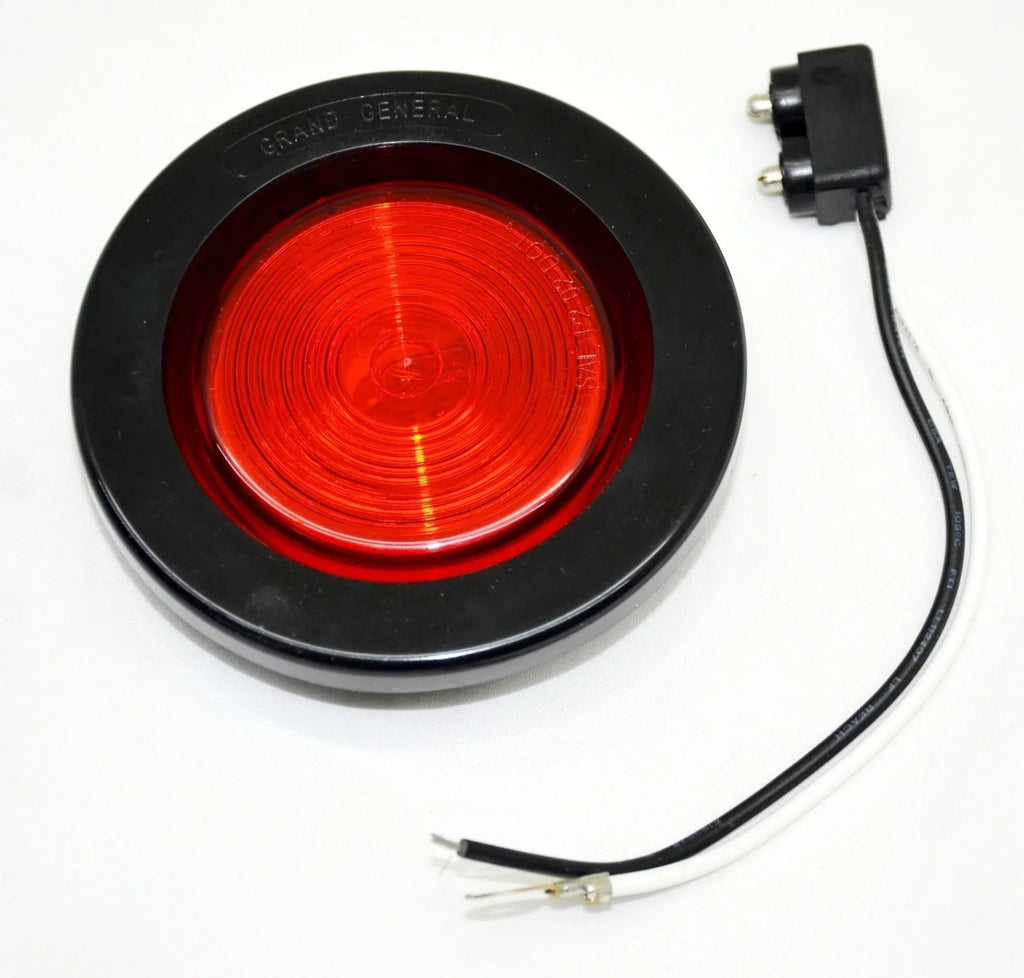 Incandescent 2-1/2” Marker/Clearance Light Kit for 3” Hole Red Lens GG#78295