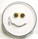 Single Bulb 2" Round Incandescent Utility Light Clear Lens Flat Sealed GG#79945