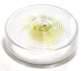 Single Bulb 2" Round Incandescent Utility Light Clear Lens Flat Sealed GG#79945