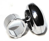 Steering Wheel Spinner Knob Chrome Plastic for Peterbilt KW FL 1.25 ID GG80103