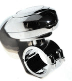 Steering Wheel Spinner Knob Chrome Plastic for Peterbilt KW FL 1.25 ID GG80103