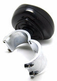 Steering Wheel Spinner Kit Universal Fit 1-1/4” Opening Black Plastic GG#80104