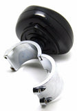 Steering Wheel Spinner Kit Universal Fit 1-1/4” Opening Black Plastic GG#80104