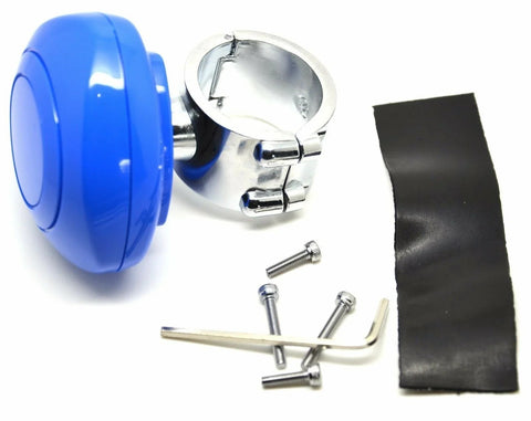 Blue Steering Wheel Spinner Suicide Knob Heavy Duty Peterbilt KW FL GG#80105
