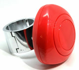 Red Steering Wheel Spinner Suicide Knob Heavy Duty for Peterbilt KW FL GG80106