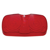 Fits Kenworth Red Marker Light Lens Pair Double Bubble Tiger Eye 4x2 GG#80213