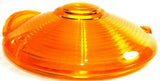 Amber 4" Round Mirror Turn Signal Combination Light Lens 3-Screw Plastic GG80301
