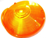 Amber 4" Round Mirror Turn Signal Combination Light Lens 3-Screw Plastic GG80301