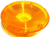 Amber 4" Round Mirror Turn Signal Combination Light Lens 3-Screw Plastic GG80301