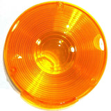Amber 4" Round Mirror Turn Signal Combination Light Lens 3-Screw Plastic GG80301