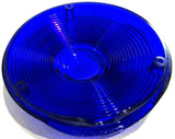 Back of the Cab or Sleeper Light Lens Replacement 4” Round Blue Plastic GG#80302