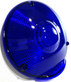 Back of the Cab or Sleeper Light Lens Replacement 4” Round Blue Plastic GG#80302