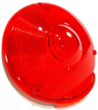 Back of the Cab or Sleeper Light Lens Replacement 4” Round Red Plastic GG#80304