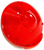 Back of the Cab or Sleeper Light Lens Replacement 4” Round Red Plastic GG#80304