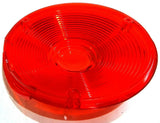 Back of the Cab or Sleeper Light Lens Replacement 4” Round Red Plastic GG#80304