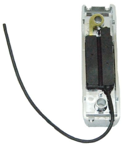 Light mounting base medium rail slim lite rectangular chrome plastic 4x1