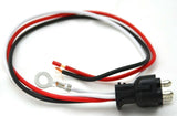 Stop Tail Turn 3 Wire Prong Light Pigtail 11" Long Straight Plug GG#80472 Each