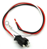 Stop Tail Turn 3 Wire Prong Light Pigtail 11" Long Straight Plug GG#80472 Each
