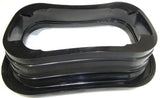Rectangular Light Grommet Black PVC Open Back GG#80781 Each