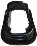 Rectangular Light Grommet Black PVC Open Back GG#80781 Each