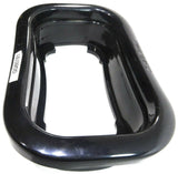 Rectangular Light Grommet Black PVC Open Back GG#80781 Each