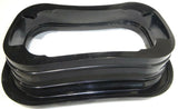 Rectangular Light Grommet Black PVC Open Back GG#80781 Pair