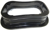 Rectangular Light Grommet Black PVC Open Back GG#80781 Pair