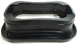 Rectangular Light Grommet Black PVC Open Back GG#80781 Pair