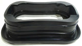 Rectangular Light Grommet Black PVC Open Back GG#80781 Pair
