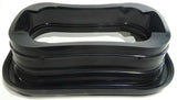 Rectangular Light Grommet Black PVC Open Back GG#80781 Pair