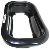 Rectangular Light Grommet Black PVC Open Back GG#80781 Pair