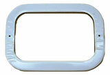 GG Rectangular Light Bezel/Trim For Rubber Grommet Stainless 2 Hole #80784 Each