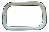 GG Rectangular Light Bezel/Trim For Rubber Grommet Stainless 2 Hole #80784 Each