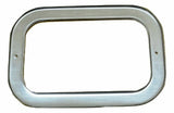 GG Rectangular Light Bezel/Trim For Rubber Grommet Stainless 2 Hole #80784 Each