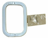 GG Rectangular Light Bezel/Trim For Rubber Grommet Stainless 2 Hole #80784 Each