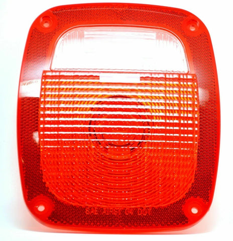 Stop Tail Turn Backup Combination Light Lens for Trailers 4 Screw GG#80792 Each