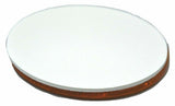 GG Reflectors Round Amber Acrylic Stick on Tape Mount 3 1/8" #80811 Pair