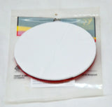 Reflectors Round Red Acrylic Stick on Tape Mount 3 Inch GG#80814 Pair