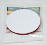 Reflectors Round Red Acrylic Stick on Tape Mount 3 Inch GG#80814 Pair