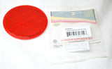 Reflectors Round Red Acrylic Stick on Tape Mount 3 Inch GG#80814 Pair