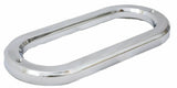 Oval Light Bezel Grommet Trim 8" X 3-5/8" Plain Plastic 2 Hole GG#80817 Each