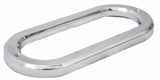 Oval Light Bezel Grommet Trim 8" X 3-5/8" Plain Plastic 2 Hole GG#80817 Each